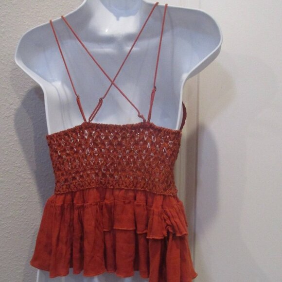 FREE PEOPLE ADELLA DOUBLE SHOULDER STRAPS SM PREOWNED - Picture 4 of 4